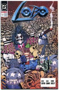 LOBO 4 x 10 iss NM Mini-series Simon Bisley Alan Grant Frag 1990 10 pack