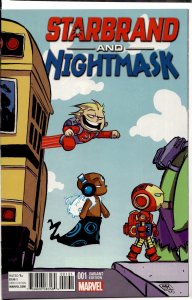 Starbrand & Nightmask #1 Young Cover (2016) Nightmask