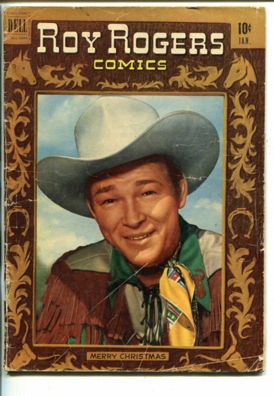 ROY ROGERS #37-1951- PHOTO COVER-KING OF THE COWBOYS-good