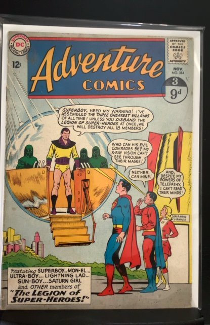 Adventure Comics #314 (1963) | Comic Books - Silver Age, DC Comics ...