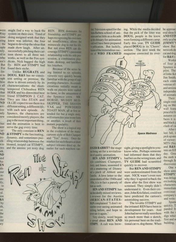 (1992) Pure Images #5: KEY ISSUE! REN & STIMPY! WE COMBINE SHIPPING! (7.0/7.5)
