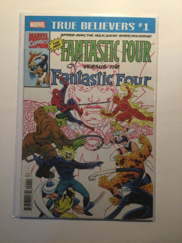 True Believers 1 Fantastic Four versus the Fantastic Four Nm Marvel