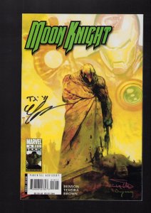 Moon Knight #18 - SIGNED BY ARTHUR SUYDAM & MARK TEXEIRA! (8.0/8.5) 2008
