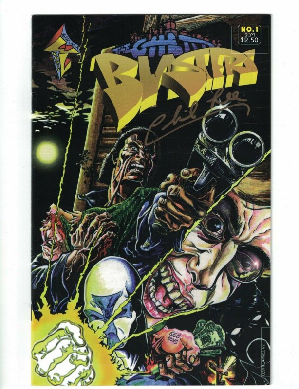 The Ghetto Blasters #1 VF signed by Philip Lee - black hero - afrocentric