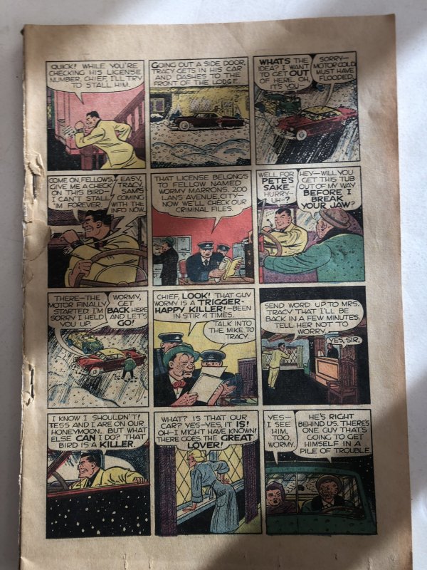 Dick Tracy 141,missing first 4 pages but lots of Tracy here!