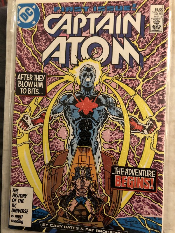 Captain Atom#1,NM, origin & 1st app.