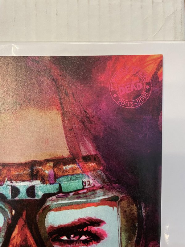 The Walking Dead #184 15th Anniversary - Bill Sienkiewicz Cover (2018)