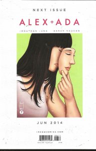 Alex + Ada #7 (2014) - NM+
