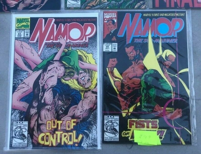 NAMOR: THE SUB-MARINER #24-28 5PC RUN (VF/NM) +ANNUAL #2!! 1992