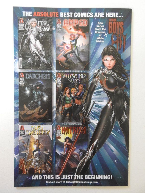 White Widow #3 Metal Cover Variant NM Condition!