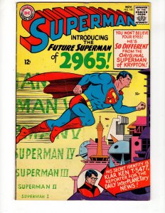 Superman #181  (1965) The Future SUPERMAN of 2965 !!! / ID#002