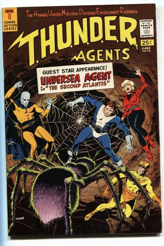 THUNDER Agents #13 1967-Tower Comics-Dynamo-Wood-Raven-VF