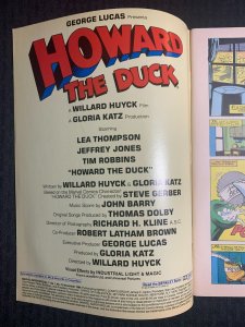 1986 HOWARD THE DUCK Marvel Super Special Magazine #41 VF- 7.5 Kyle Baker