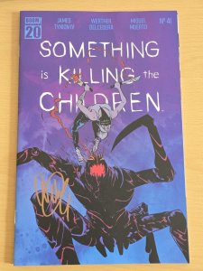 SOMETHING IS KILLING THE CHILDREN #41 PAUL POPE SIGNED BY DELLEDERA W/COA NM