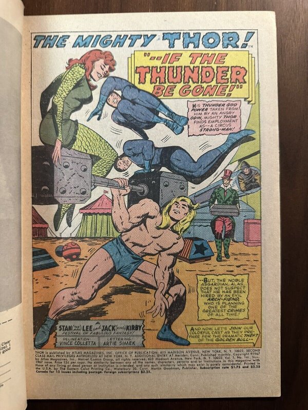 Thor #146 VG Origin of The Inhumans (Marvel 1967)