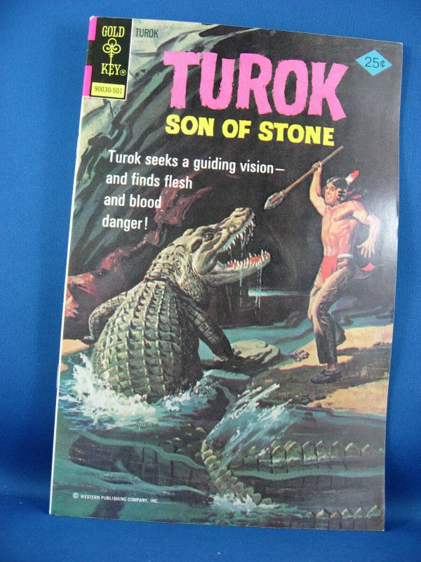 TUROK SON OF STONE 94 VF NM Gold Key 1975 Dinosaur Cover