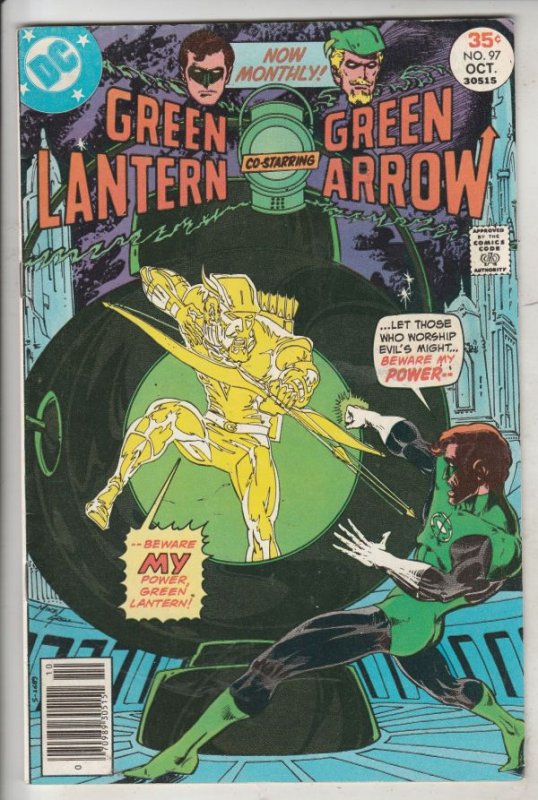 Green Lantern #97 (Oct-77) VF/NM High-Grade Green Lantern, Green Arrow, Black...