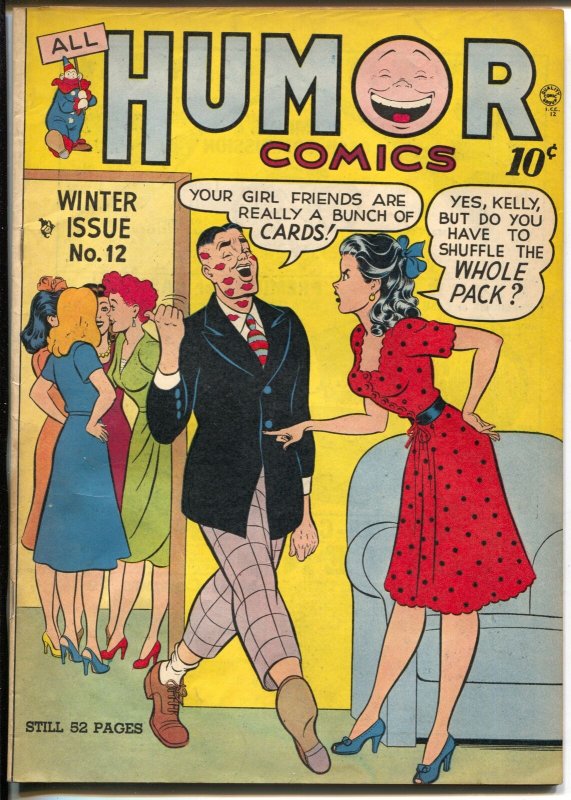 All Humor #12 1948-Quality-spicy Good Girl Art-long overlooked issue-FN+