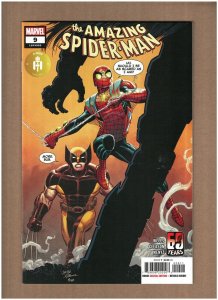 Amazing Spider-man #9 Marvel Comics 2022 Wolverine app. NM- 9.2