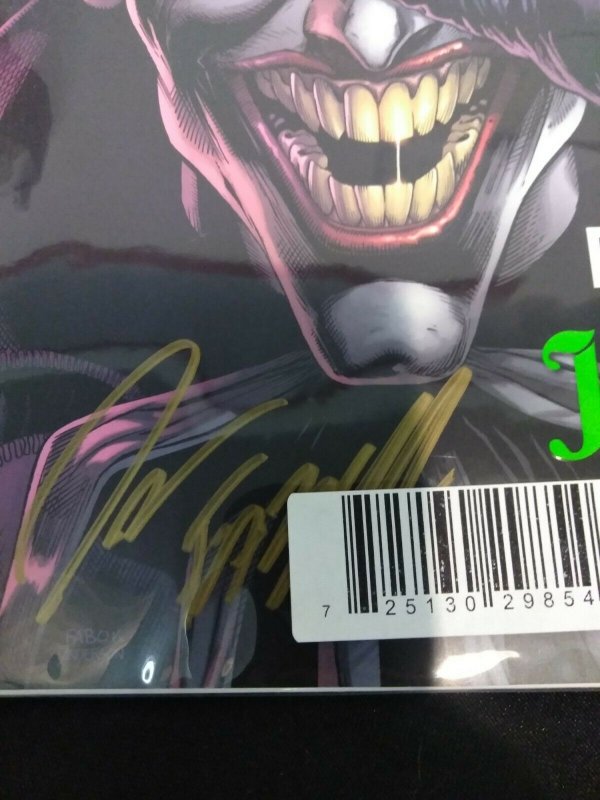 Batman Three Jokers #1-3  Dynamic Forces Variant SIGNED BY JASON FABOK W/ COA