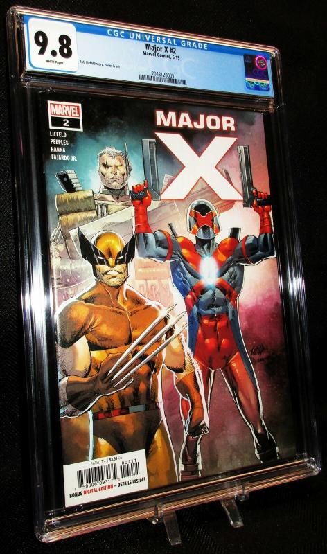 Major X #2 Rob Liefeld / Cable / Wolverine (Marvel, 2019) CGC 9.8 NM/MINT