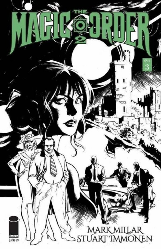 The Magic Order 2 #3 Cover B Stuart Immonen B&W 709853032236