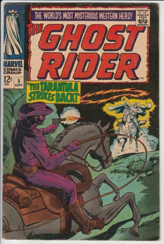 Ghost Rider, The Western #5 (Sep-67) FN/VF+ Mid-High-Grade Ghost Rider