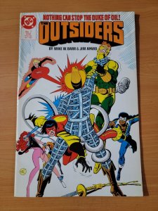 The Outsiders #7 Direct Market Edition ~ NEAR MINT NM ~ 1986 DC Comics