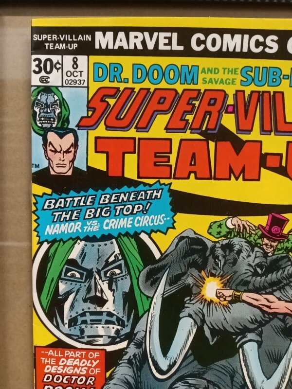 Super-Villain Team-Up #8 - FN+. Dr. Doom Sub-Mariner Marvel 1976  P03