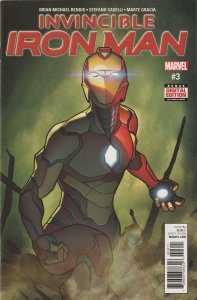 Invincible Iron Man # 3 Cover A NM Marvel 2017 RiRi Williams Ironheart [M7] 