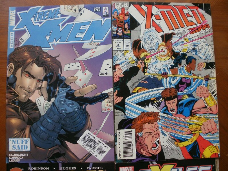 4 Comic: Marvel X-TREME X-MEN #8 + X-MEN 2099 #2 + EXILES #57 + WILDCATS/X-MEN 1