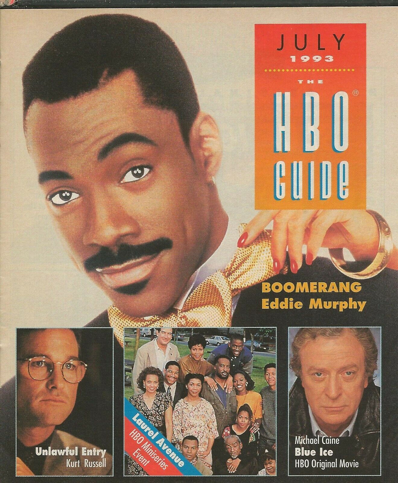 ORIGINAL Vintage Jul 1993 HBO Guide Magazine Boomerang A League of