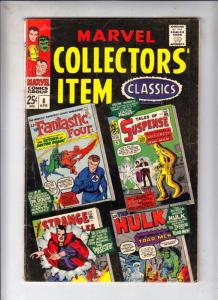 Marvel Collectors' Item #8 (Apr-67) VG Affordable-Grade Fantastic Four, Mr. F...