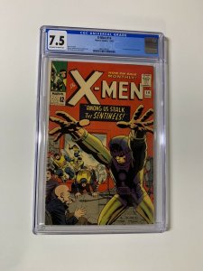 X-men 14 cgc 7.5 ow/w pages marvel 1965