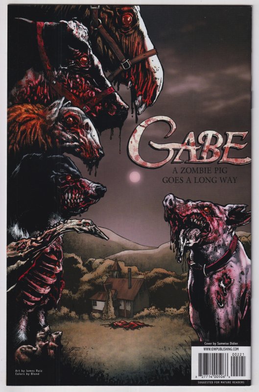 The Other Dead #2 Didier Cover (2013) singed KEVIN EASTMAN