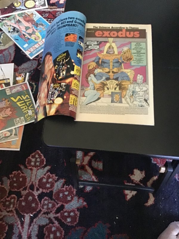 Silver Surfer #56 (1991) Thanos, Gamorah cover! Infinity gauntlet! VF/NM Wow!