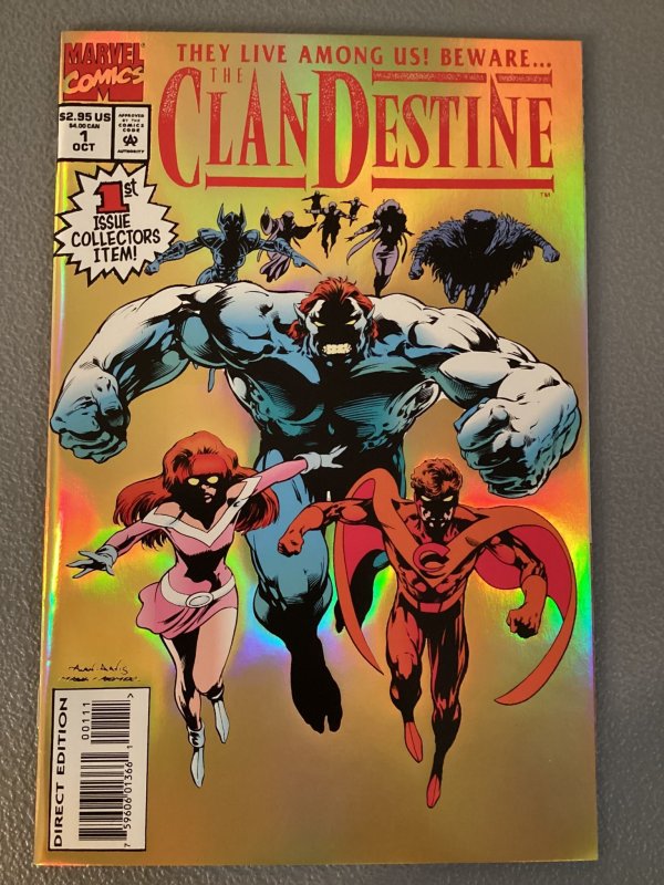 ClanDestine #1 Variant Foil Cover (1994)