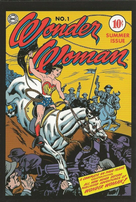 Wonder Woman #1 (1942) 4x5 Cover Postcard 2010 DC Comics Alan Moore