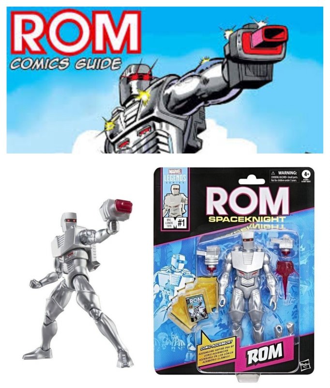 • Rom: Spaceknight Comics-Inspired Action Figure Amazing !!!
