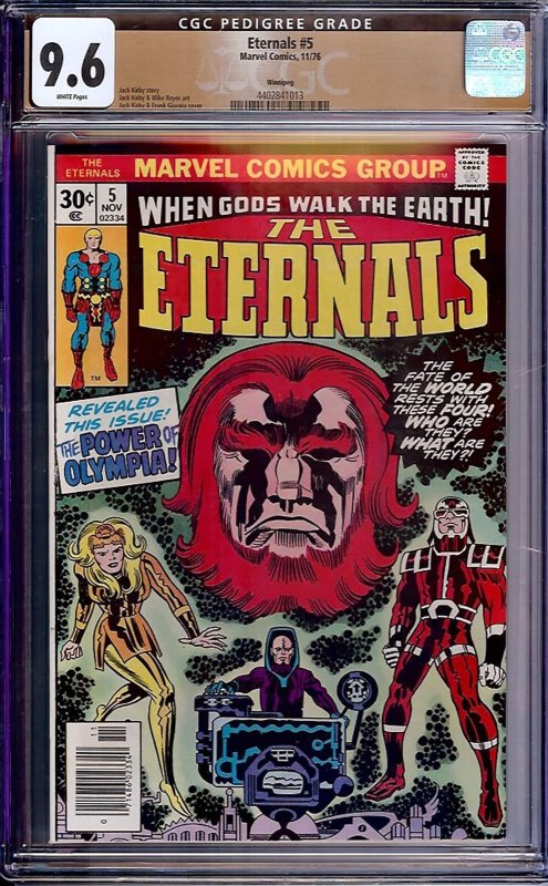 Eternals #5 (Marvel, 1976) CGC 9.6