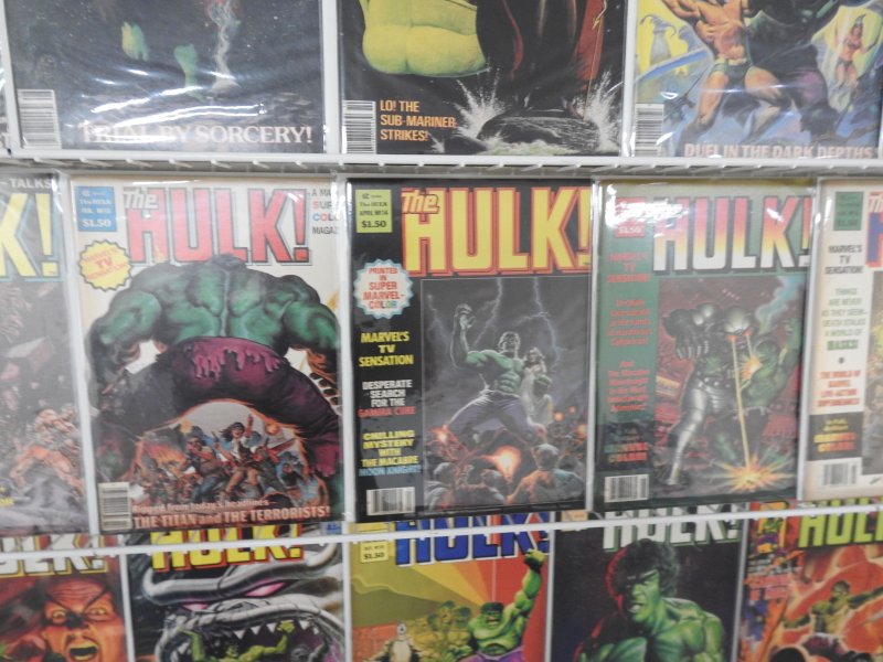 The Rampaging Hulk Magazine Complete Set #1-27 Beautiful VF Avg Condition!