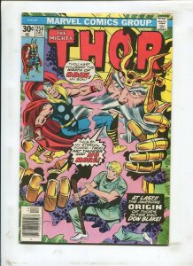 THOR #254 THE ANSWER AT LAST! (6.0) 1976