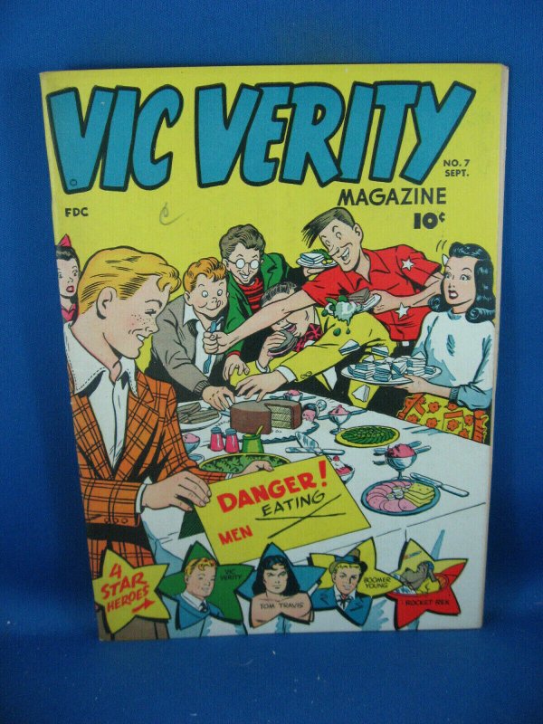 VIC VERITY MAGAZINE 7 F+ ROCKET REX 1946