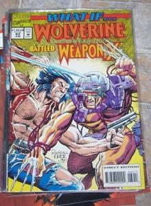 What If...? #62 (Jun 1994, Marvel) WOLVERINE BATTLED WEAPON X .LOGAN X MEN