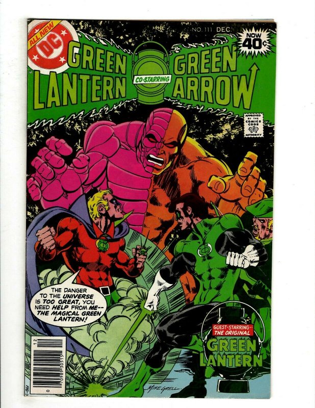 10 Green Lantern and Green Arrow DC Comics 110 111 112 113 114 115 116 + J461