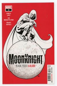 Moon Knight: Black, White & Blood #3 Erica Schultz David López Frank Cho Cov...