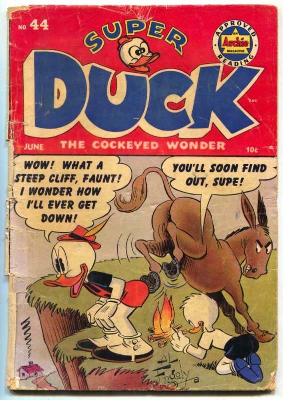 Super Duck #44 1952- Golden Age Archie Funny Animals- G