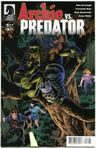 ARCHIE vs PREDATOR #3 C, NM, Kelley Jones, Treed, 2015, more Dark Horse in store