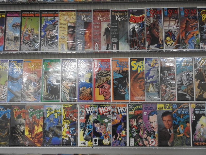 Huge Lot 130+ Comics W/ Sherlock Holmes, The Phantom,  Krull Avg VF Condition!