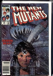 The New Mutants #18 Newsstand Edition (1984) New Mutants [Key Issue]